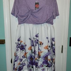 Spring knee length dress